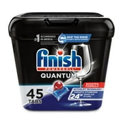 Finish - Quantum - 45ct - Dishwasher Detergent - Powerball - Advanced Clean & Shine - Dishwashing Tablets - Dish Tabs