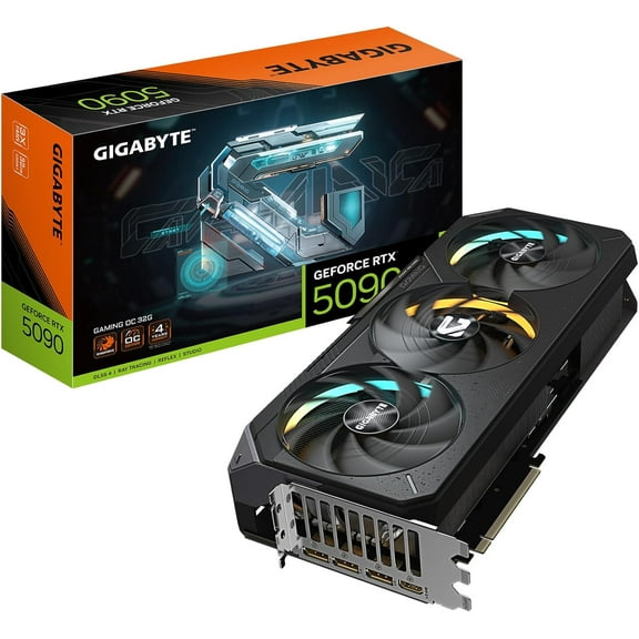 Gigabyte GV-N5090GAMING OC-32GD  Gaming GeForce RTX 5090 32GB GDDR7 PCI Express 5.0 ATX Graphics Card