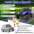 thumbnail image 4 of Funcid 24V Ride on Toys Ride on Cars with Remote Control, Electric Car for Kids, Power Car Wheels, UTV w/ 2*200W Motors, Bluetooth, Music, Lights, 3 Speeds, Battery Indicator, Blue, 4 of 9
