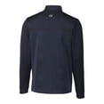 thumbnail image 3 of Men's Cutter & Buck  Navy Lehigh Valley IronPigs Traverse Stripe Stretch Quarter-Zip Pullover Top, 3 of 3