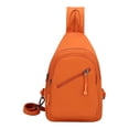 thumbnail image 2 of CAIXIA Anti Theft Crossbody Bag Womens Convertible Adjustable Strap Multi Pocket Chest Sling Crossbody Messenger Bag, Dual Use Shoulder Purse For Work Travel Daily Leisure, 2 of 3
