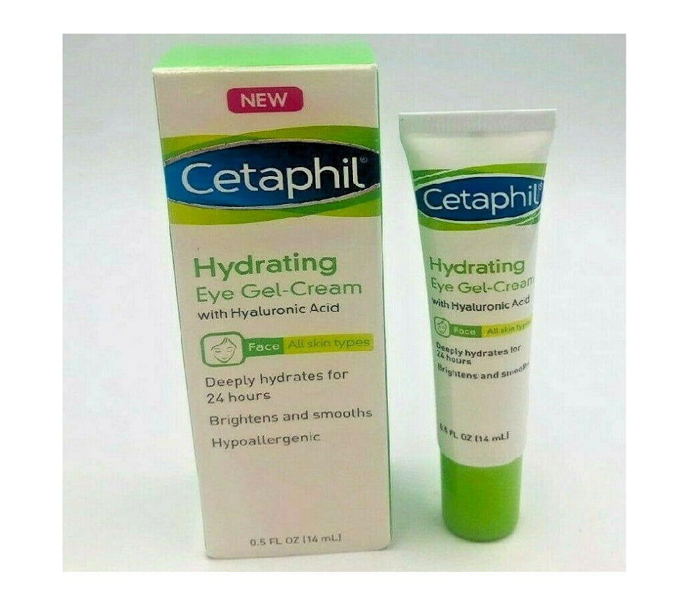 Cetaphil Eye Gel Hydrating Cream with Hyaluronic Acid 0.5 oz Walmart