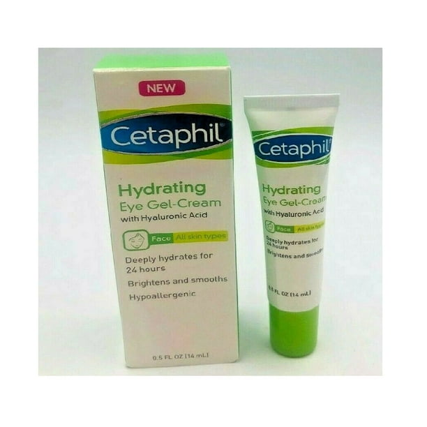 Cetaphil Eye Gel Hydrating Cream with Hyaluronic Acid 0.5 oz Walmart