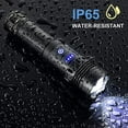 thumbnail image 5 of Rechargeable LED Flashlights High Lumens, 100000 Lumens Super Bright Tactical Flashlight, 7 Modes with Cob Work Light, IPX4 Waterproof, Powerful Flash Light for Home, Gift for Men Women, 5 of 8