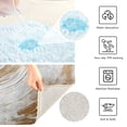 thumbnail image 4 of Toilet Rug Rectangle Bathroom Rugs Non-Slip Soft Plush Machine Washable Contour Bath Mat Abstract Oil Swirls Circular 24x16, 4 of 9