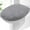 Gray, variant on Soft Chenille Bathroom Toilet Lid Cover, Machine Washable Seat Covers, 17.5x15, Stays in Place Rubber Backing, Fits Most Round, Elongated and Oblong Lids, Accessories Decor, Ivory