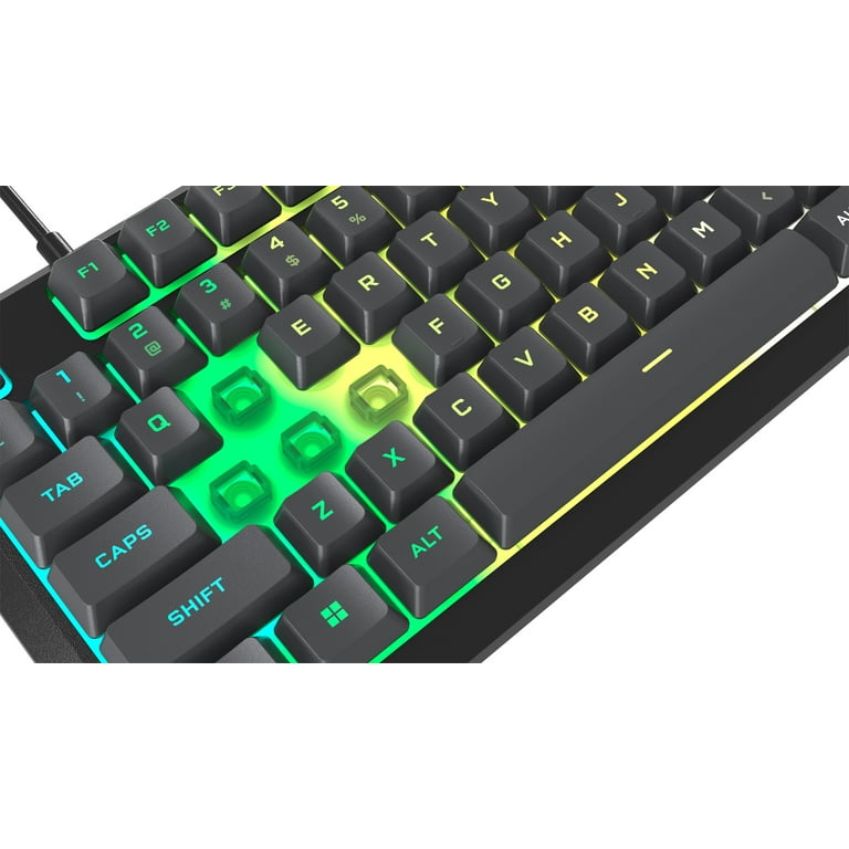 Corsair K55 CORE RGB Full Size USB Gaming Keyboard with Safety Leaflet Black Gray