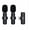 2 in 1 for Type-C, variant on 2 Pack Wireless Lavalier Microphone for iPhone iPad