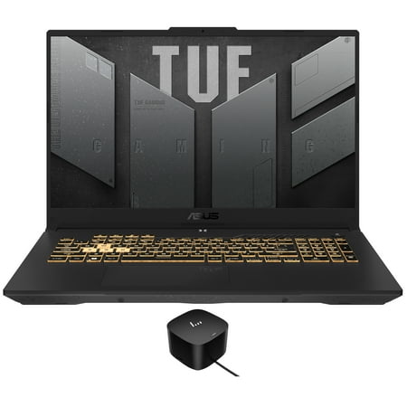 ASUS TUF Gaming F17 Gaming/Entertainment Laptop (Intel i7-12700H 14-Core, 17.3in 144Hz Full HD (1920x1080), NVIDIA GeForce RTX 3050 Ti, Win 11 Home) with 120W G4 Dock