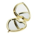 thumbnail image 1 of Espejo de para monederos con 2X e imagen - Doble dorado Colcomx  Espejo de maquillaje compacto de bolsillo, 1 of 8
