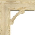 thumbnail image 3 of Ekena Millwork 6"W x 20"D x 20"H Legacy Block Rough Sawn Bracket, Douglas Fir, 3 of 4