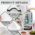 thumbnail image 4 of HELLHERO Owl Snowflake Pattern Kitchen Accessories Washable Home Kitchen AntiSlip Dustproof Blender Cover with Elastic, 4 of 6