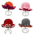 thumbnail image 5 of ZPAQI Handmade Crochet Knitted Hat Autumn Winter Hat Fashionable Unique Warm Hat, 5 of 21