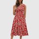 thumbnail image 2 of Vestidos de Verano de Mujer Casual Cuello Redondo sin Mangas Vestido de Sol de Playa Sólido, Vestido Boho con Bolsillos, 2 of 9