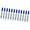 Blue, variant on 12 Pack Impermeable Rapiddry Oil Resistant Markers for Multiple Face Writing