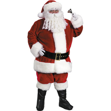 Morris Costumes Mens Santa Suit Prem Plush Xxl Halloween Costume, Style, FW7542