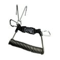thumbnail image 4 of Correos de buceo de buceo Accesorios seguros Cordino espiral en espiral acero inoxidable Desgaste resistente a la utilidad multipropósito resistente Gris, 4 of 8