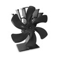 thumbnail image 1 of Ventilador para chimenea con protección contra sobrecalentamiento Estufa de leña Ventilador de calor para hotel en casa, Negro Jumpingount HA007776-01B, 1 of 6