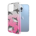 thumbnail image 2 of WIRESTER Pink Gradient Glitter Case, Sparkle Bling TPU Cover for Apple iPhone 13 Pro Max 6.7" 2021, Gray Sharks, 2 of 3