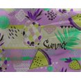 thumbnail image 5 of oneOone Georgette Viscose Dusty Purple Fabric Tropical Craft Projects Decor Fabric Printed By The Yard 42 Inch Wide, 5 of 5