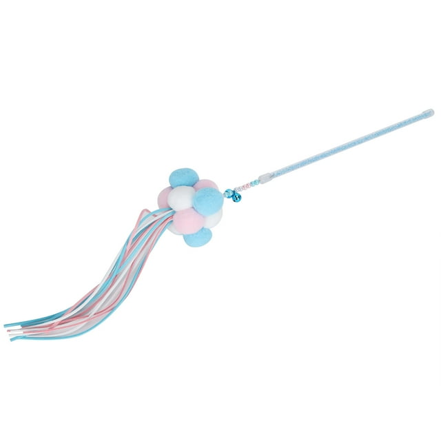 Cat Interactive Toy,Pet Cat Tassel Playing Cat Tassel Stick Cat Ball Stick Top Tier Quality