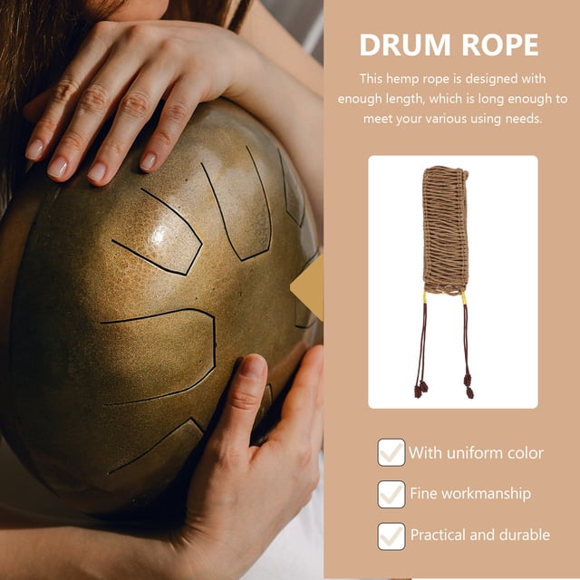 unbranded Protector De Cuerda Para Ethereal Drum Hecha A Mano En Marrón Duradero