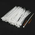 thumbnail image 2 of 80mm x 1.8mm White Cable Zip Ties Self-Locking Nylon Tie Wraps 1000 Pack, 2 of 5