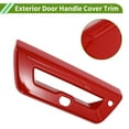 thumbnail image 4 of Cubierta de manija de puerta exterior Unique Bargains para Ford F150 2015-2020, rojo, ABS, 1 pieza, 4 of 7
