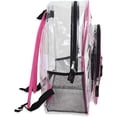 thumbnail image 3 of Trailmaker Clear Backpack, Pink, 3 of 7