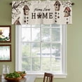 thumbnail image 3 of Sweet Home Curtain Valances for Windows, Kitchen Valance Window Treatments Panel 2 Pack, Western Stars Bird Houses Farmhouse Retro Rod Pocket Short Curtains for Bathroom Bedroom 54 x 18 Inch, 3 of 8
