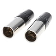 thumbnail image 1 of Adapta 2xMale a XLR, acopla de audio del cambia converti Baoblaze Conectores macho enchufables, 1 of 7