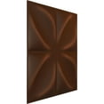 thumbnail image 2 of Ekena Millwork 19 5/8"W x 19 5/8"H Alexa EnduraWall Decorative 3D Wall Panel, Universal Aged Metallic Rust (Covers 2.67 Sq. Ft.), 2 of 6