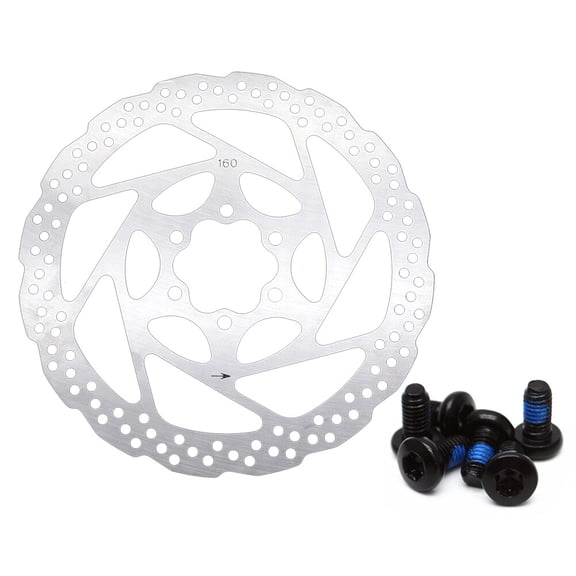 160 Mm Rear Disc Rotor Brake Kit for Mountain Bicycle Silver