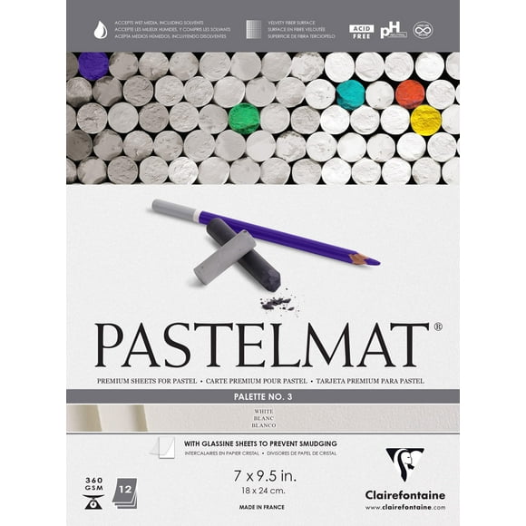 Bloc Pastelmat Palette n.º 3 18 x 24 cm 360 g/m² de Clairefontaine