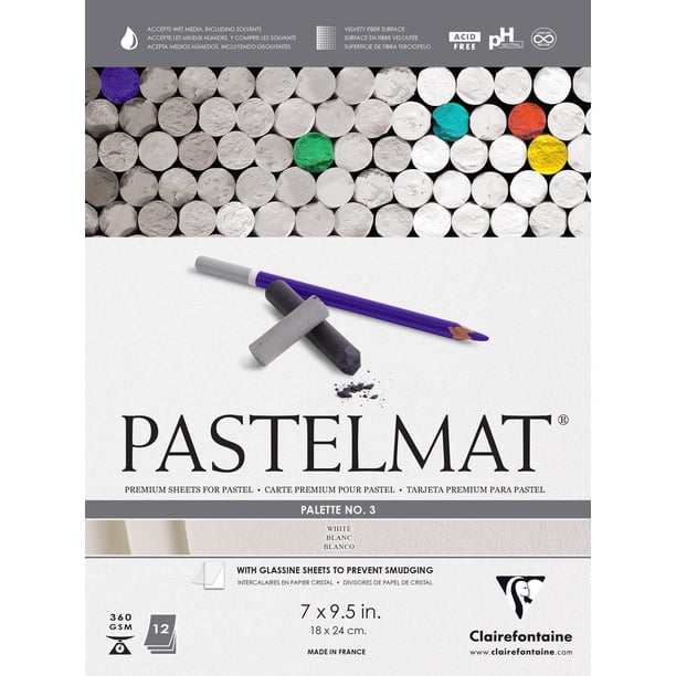 Bloc Pastelmat Palette n.º 3 18 x 24 cm 360 g/m² de Clairefontaine