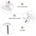 thumbnail image 2 of 100 Pcs Mini Photo Frame Hooks Wall Ordinary Non-Mark Pin Studs Abs Hangers Plastic, 2 of 5