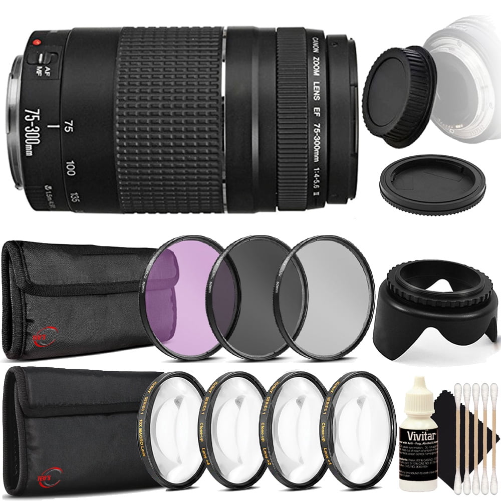 ⭐️美品⭐️Canon EF 75-300 III & EF-EOS M アダプター ⭐️美品⭐️Canon EF 75-300 III & EF-EOS M アダプター Canon EF