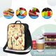 thumbnail image 4 of Fotbe Wine Lonchera Bolsa de Almuerzo para Hombres y Mujeres, Lonchera de Gran Capacidad, Bolsa de Almuerzo Reutilizable, Bolsa Térmica Aislante, 4 of 7