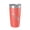 Coral, variant on Saylorville Lake Map Tumbler Travel Mug Insulated Laser Engraved Coffee Cup Des Moines Iowa 20 oz Light Blue