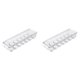 thumbnail image 1 of 2X Soporte para Huevos de PláStico Transparente - Soporte para Bandejas para 14 Huevos - Organizador para Refrigerador con Tapa Gratis, Contenedor de Almacenamiento, 1 of 5