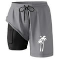 thumbnail image 4 of Kcolen Swim Trunks Men 5 Inch Drawstring Beach Board Shorts Loose Rash Guard Shorts for Men Mens Swim Trunks Beach Summer Comfy Swimming Shorts for Men, 4 of 4