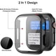 thumbnail image 3 of 6 Pack Case for Apple Watch Series 3/2/1 42mm with Tempered Glass Screen Protector, High Definition Scratch Resistant Hard PC Bumper Cover for Apple Watch Accessories (6 Colors, 42mm), 3 of 5