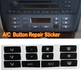 thumbnail image 2 of for BMW X3 E83 03-10 CLIMATE CONTROL BUTTON KNOB OVERLAY STICKERS REPAIR SET, 2 of 7