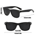 thumbnail image 2 of Kaigelin Pinhole Glasses for Eyesight Improvement Scientific Eyesight Improvement Glasses Ergonomic Design Fatigue Reading Glasses for Birthday Christmas Halloween Easter high quality, 2 of 9