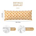 thumbnail image 2 of JUNZAN Body Pillow Cover Autumn Leaves And Pumpkins Throw Pillow Covers Long Pillow Case Protector Decorative for Bedroom,Couch,Home Gifts 20"x54", 2 of 6