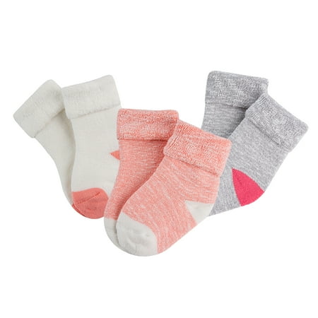 

Lian LifeStyle Baby Girl Toddler 6 Pairs Thick Combed Cotton Crew Socks ZM03 6 Month-12 Month