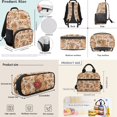 thumbnail image 6 of Yuyamidu Orange Capybara School Backpack for Boys with Lunch Box 17 Inch Bookbag for Middle Elementary School Girls Insulated Lunch Bag Kids Pencil Case, 4 Pieces, 6 of 6