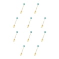 thumbnail image 3 of Cateissary Estilo de dibujos animados Adorable Hotel Vajilla Reutilizable Acero inoxidable Agitación Mezcla Vajilla Pastel Cubiertos Donut Tenedor Donut Azul 10Conjunto, 3 of 6