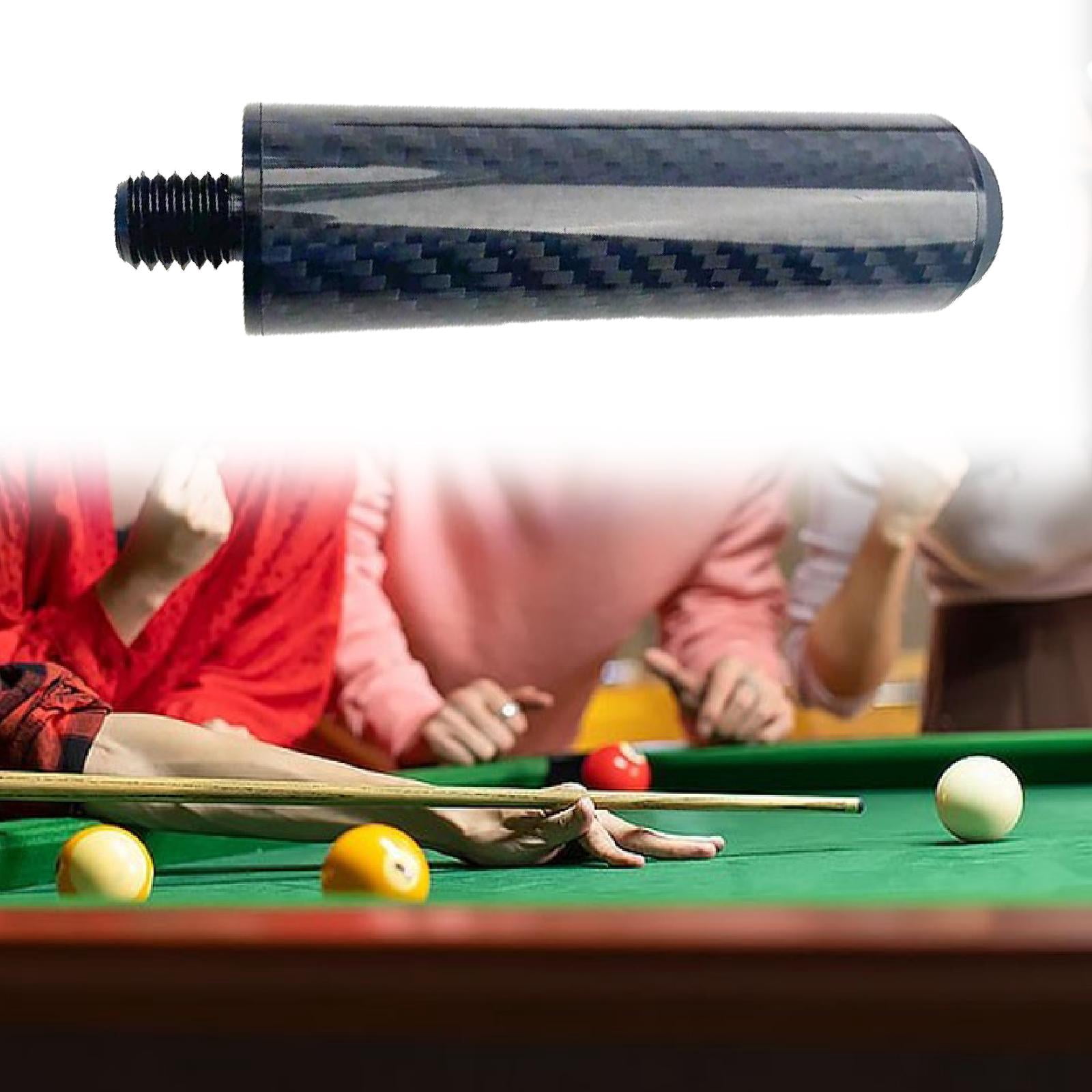 funtasica Pool Cue Extender Billiard Snookers Cue Extension Accessories Compact Billiards Cue Extension Cue Lengthener for Adults Women B