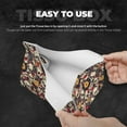 thumbnail image 5 of Lsque rock Skull record artist Printed Long Tissue Box Cover Holder, Facial Paper Organizer Dispenser,Triangle with Bottom Belt, PVC Leather Decorative Organizer, 5 of 9